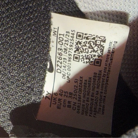 Nike Air Force 1 Floral Daisy Sneakers – Youth Size 7Y / Women’s 8.5 - Picture 9 of 16